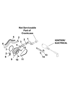 Kohler Efi Engine Cooling System Diagram and Parts List for 465 4X4-EFI-1I029Z-1H020Z-37BMD710 Cub Cadet Lawn Tractor Accessories